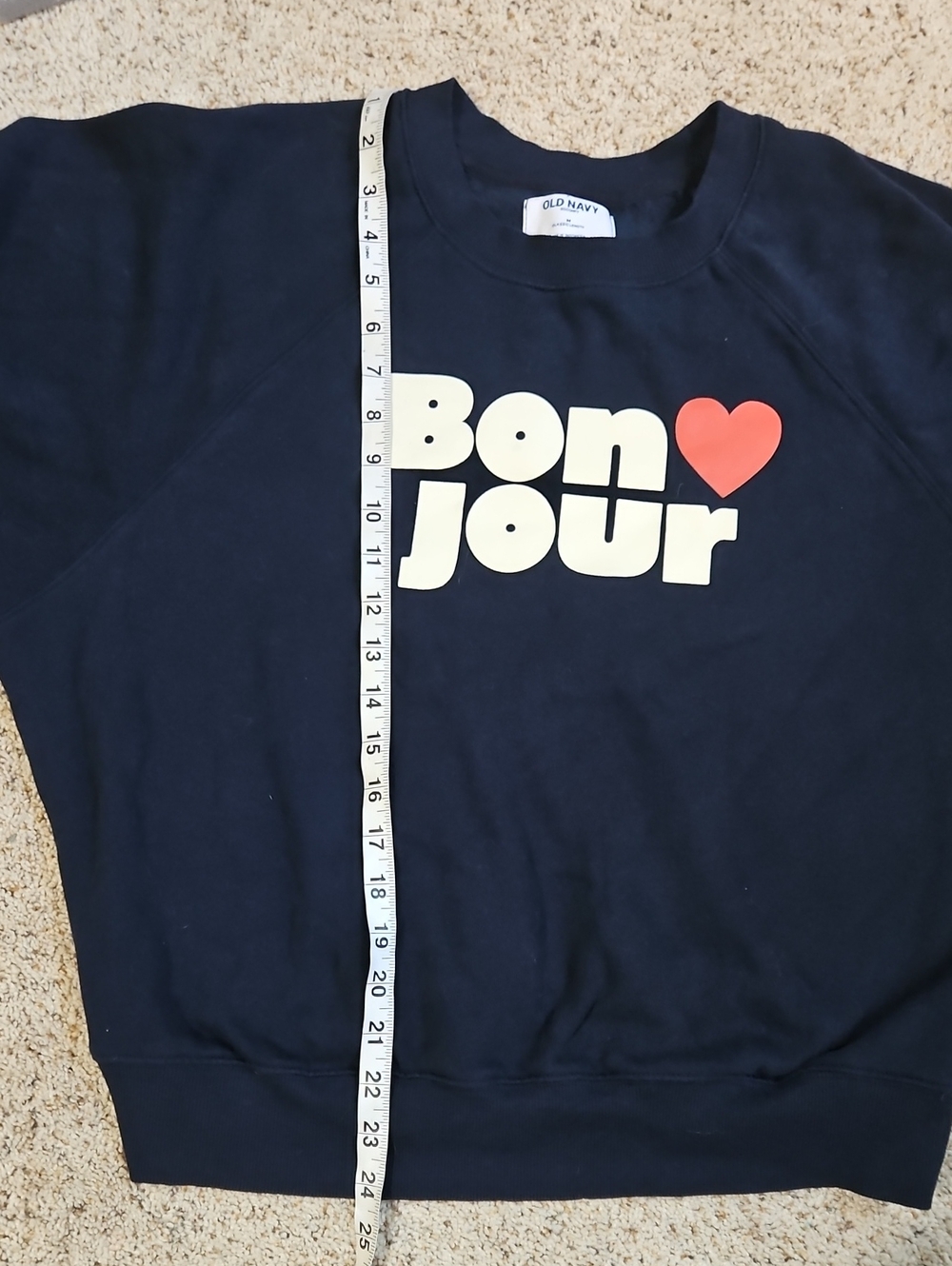 Old Navy Bonjour Sweatshirt - Picture 11 of 13